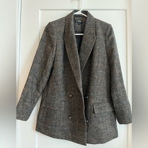 Reitmans Wool-blend double-breasted blazer